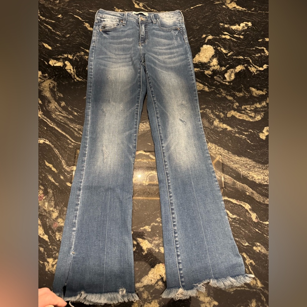 KanCan Flare Jeans in Washed Blue